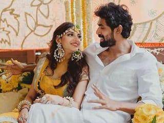 Indian epic 'Baahubali' actor Rana Daggubati and Miheeka Bajaj kick off wedding festivities