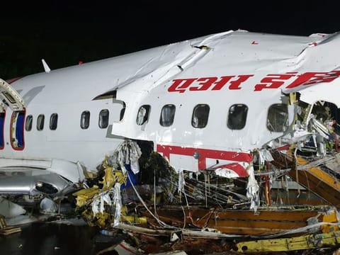 Dubai-Kerala plane crash: Air India Express plane skids off runway in India