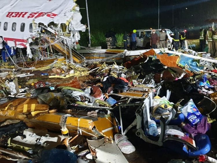 Dubai-Kerala plane crash: Air India Express plane skids off runway in India
