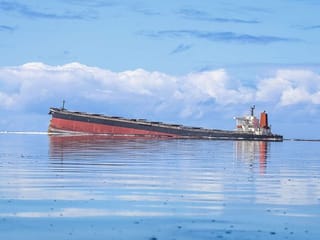 Mauritius struggles to contain oil spill polluting its seas