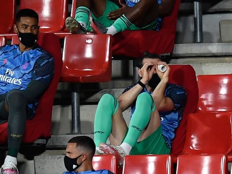 Gareth Bale has been entertaining himself on the Real Madrid rather than the pitch.