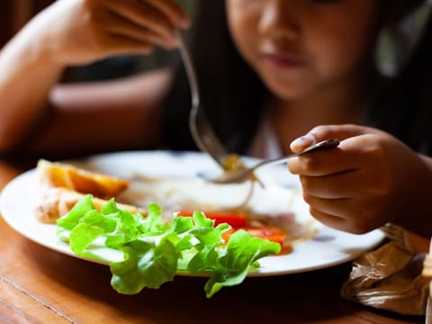 A student enjoys a healthy meal at home. (Photo for illustrative purposes only)