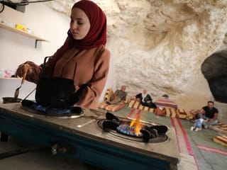 Photos: Palestinian family in cave home faces Israeli eviction