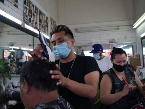 The haircut wait is nearly over in many countries as barber shops reopen (Image for illustrative purposes only) 