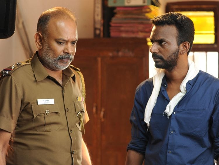 Director SG Charles directing Venkat Prabhu on the sets of Johaar-1597218144872