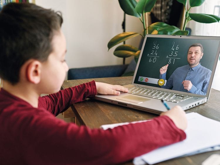 Stock e-learning online class 