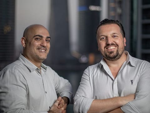 Opaala co-founders Marwan Saab and Giles Wright 