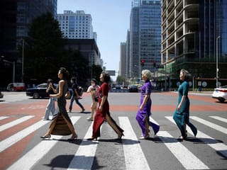 'Glamma Beijing': fashion grannies return to street catwalk