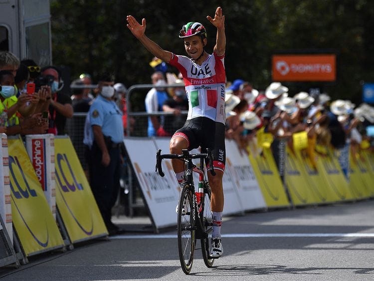 UAE Team Emirates' Davide Formolo wins Stage 3 of the Criterium de Dauphine