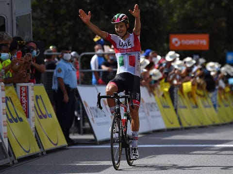UAE Team Emirates' Davide Formolo wins Stage 3 of the Criterium de Dauphine