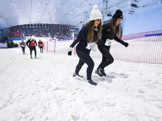 DXB Snow Week: "Run in the Dubai snow"