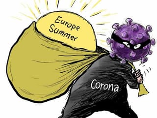 Cartoons: Coronavirus in Europe, strife in Syria, Libya and Yemen