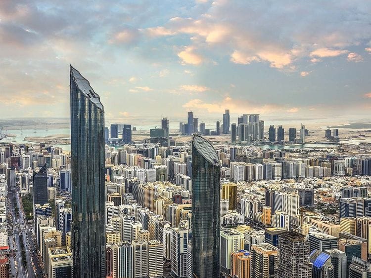 Stock Abu Dhabi skyline