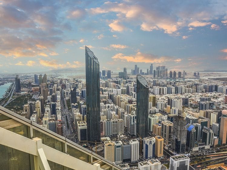 Stock Abu Dhabi skyline