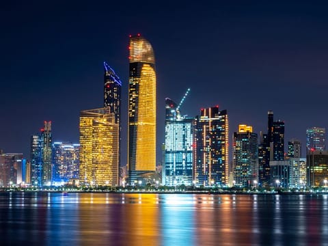 Abu Dhabi city skyline. The emirate of Abu Dhabi on September 2, 2020 successfully completed a $5 billion multi-tranche bond offering.