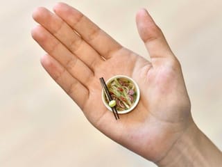 Small wonders: The Vietnamese artist making tiny food