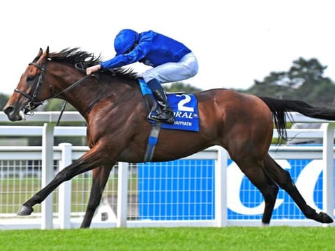 Godolphin’s Ghaiyyath decimated a small but quality field to win the Group 1 Juddmonte International Stakes today.