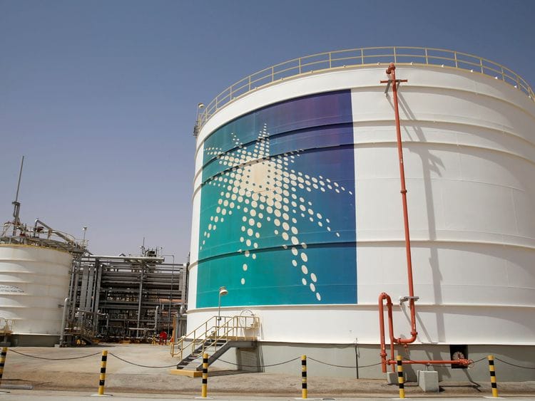 Stock Saudi Aramco oil refinery