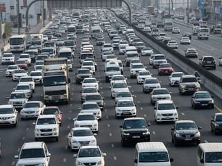In Pictures: Traffic jam returns to Dubai