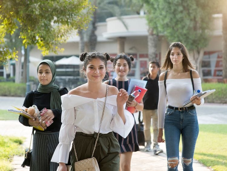 American University in Dubai progression course UK Manchester