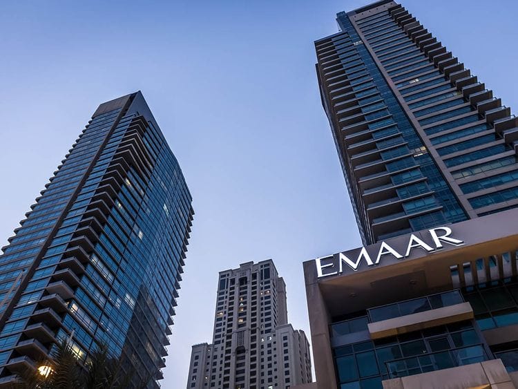 Stock Emaar properties Dubai
