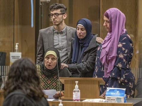 Pictures: Families confront New Zealand mosque shooter at sentencing