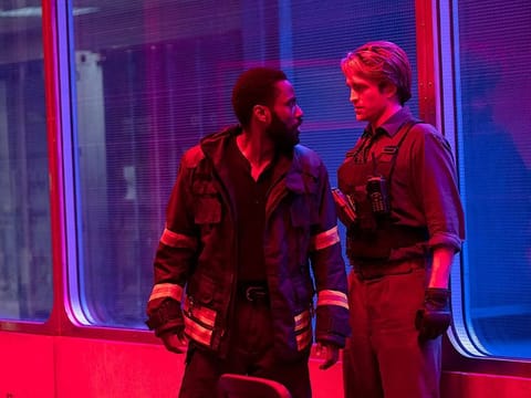John David Washington and Robert Pattinson in 'Tenet'.