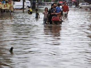 Pictures: Heavy rains in Pakistan kill 90, disrupt life in Karachi