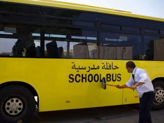 Back to school: See how Dubai schools disinfect buses ahead of new term