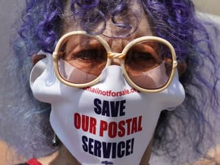 Pictures: 'Save the Post Office' protest continues in US