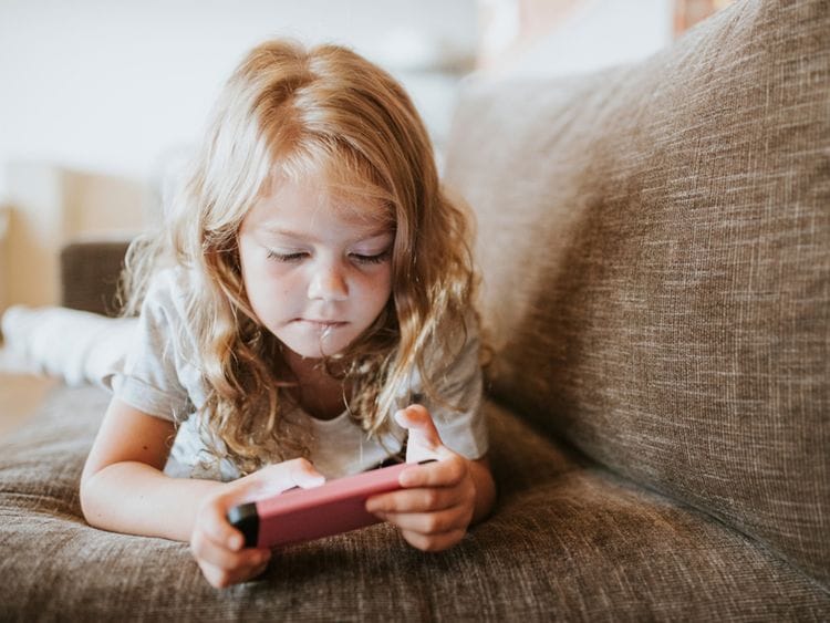 child using mobile phone, children using mobile 