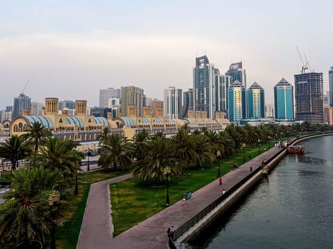 The Sharjah skyline. Renting of housing accommodations to non-Emiratis has been banned in Sharjah's Al Dhaid area. Picture for illustrative purposes only.