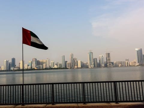 The Sharjah skyline. Employees whose duties require their presence at their workplaces will be exempted from this new measure, provided that the employer provides the highest level of health safety and security to those employees. 