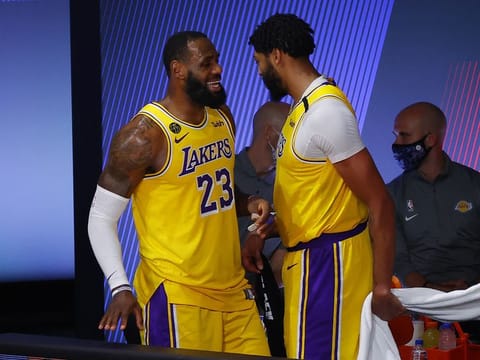 Lebron James and Anthony Davies