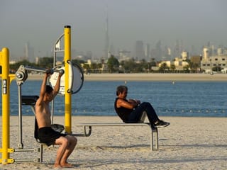 COVID-19: In photos, From open-air gyms to walking in the park, see how UAE residents stay fit