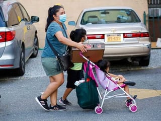 In-person learning creates dilemma for New York's poorest families