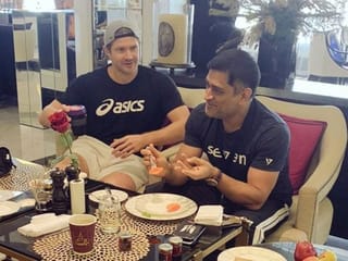 IPL in UAE: MS Dhoni and co make a meal of it during team bonding