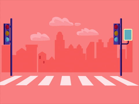 It has been observed that many people cross the road at traffic signals even if they remain red.