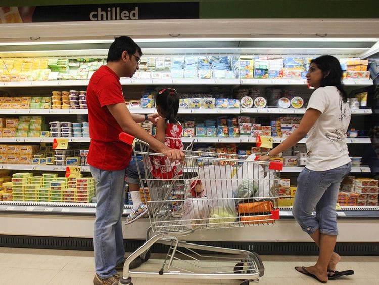 Stock India family shopping