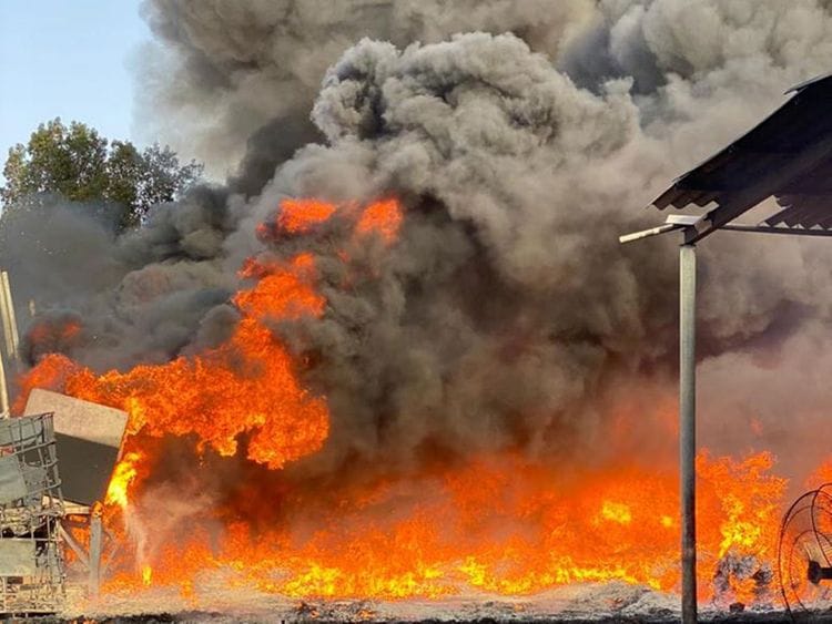 Ajman fire