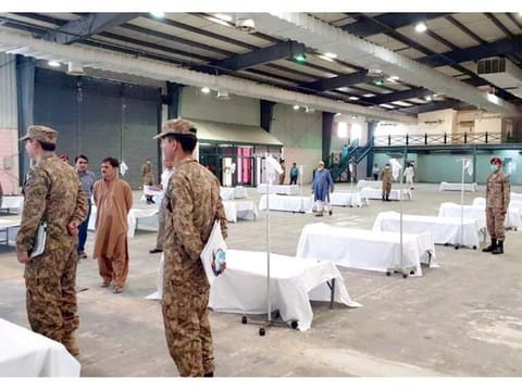 Pakistan is reopening the Expo Centre field isolation centre following a rise in new coronavirus cases.