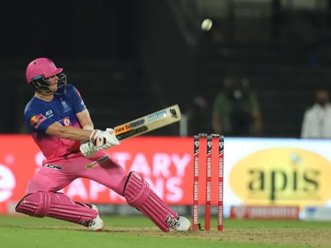 Australia's Steve Smith has been working hard for Rajasthan Royals in the Indian Premier League in the UAE.