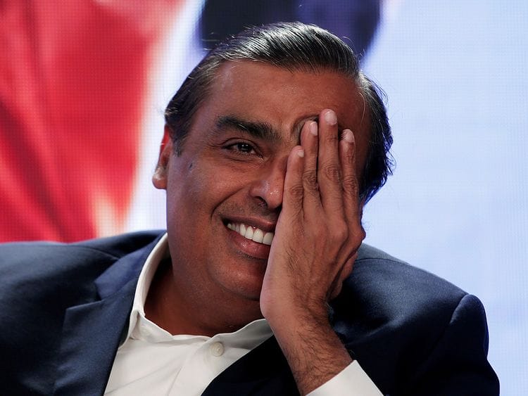 Stock Mukesh Ambani