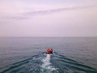 In Pictures: Risking the Channel 'death route' to Britain