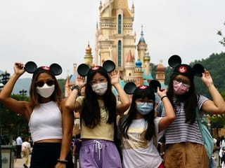 See: Hong Kong Disneyland opens as city's cases fall