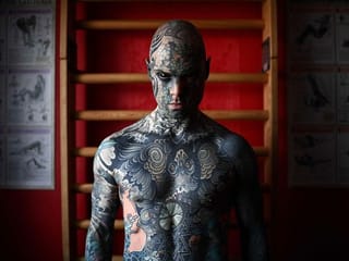 'Mr Snake': Meet the teacher who is France's most tattooed man