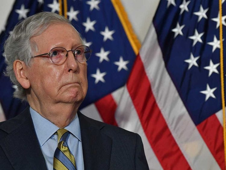 US Senate Majority Leader Mitch McConnell