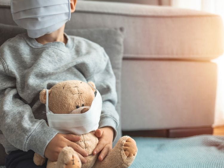 Children covid teddy