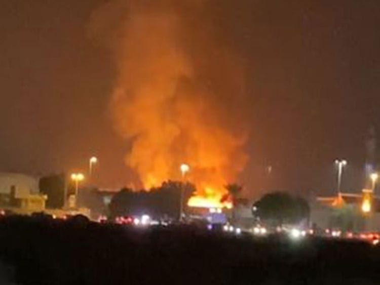 Fire in RAK