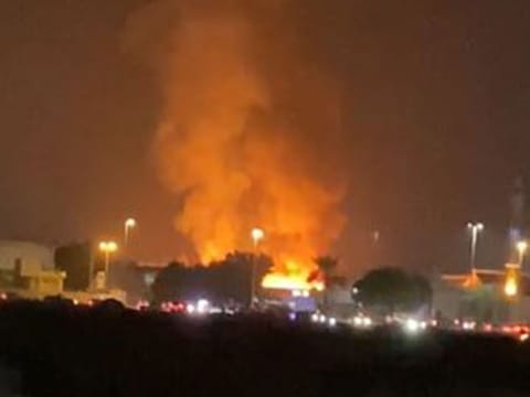 The operations room of Civil Defence received a call reporting the blaze at 9.29pm.
